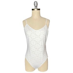 Vintage Ann Taylor Lace Bodysuit size L